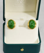 Canadian Nephrite Jade Earrings