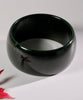 Wide Band Jade Bangle 58mm #2638