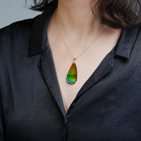 18k Ammolite Pendant #2083