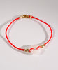 14K Eternal Harmony Red Cord Bracelet #2667