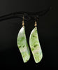 Polar Jade Long Earrings #2650-2