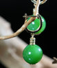 14k Siberian Jade Ball Earrings #2548