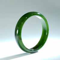 AA Polar Jade Grade Jade Bangle 62.5mm #1519