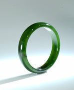 AA Polar Jade Grade Jade Bangle 62.5mm #1519