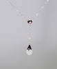 14k White Jade Bead Necklace #2236