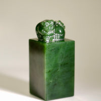 Hand-carved Jade Pixiu Stamp