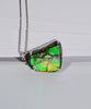 Freeform Ammolite Pendant #1982