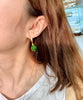 14k Siberian Jade Ball Earrings #2548