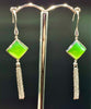 AAA GRADE SIBERIAN JADE EARRINGS #1450