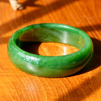 Siberian Jade Bangle 59mm #2593