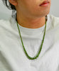 4-10mm Canadian Jade Beaded Necklace #2533