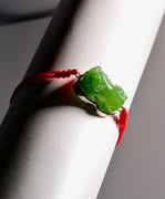 Siberian Jade Pixiu Bracelet #1809