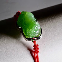 Siberian Jade Pixiu Bracelet #1809