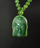 Jade Buddha Head Necklace #2536