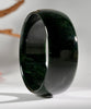 Wide Band Jade Bangle 60mm #2634