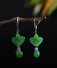 Jade Butterfly Earrings #2524