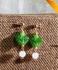 Jade Butterfly Earrings #2524-1