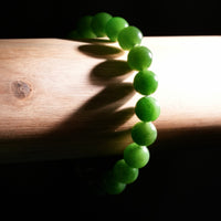 10mm Siberian Jade Beaded Bracelet #2761