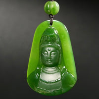 Polar Jade Guanyin Pendant #2777