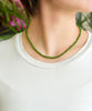 15.5" Polar Jade Beaded Necklace #2517-2