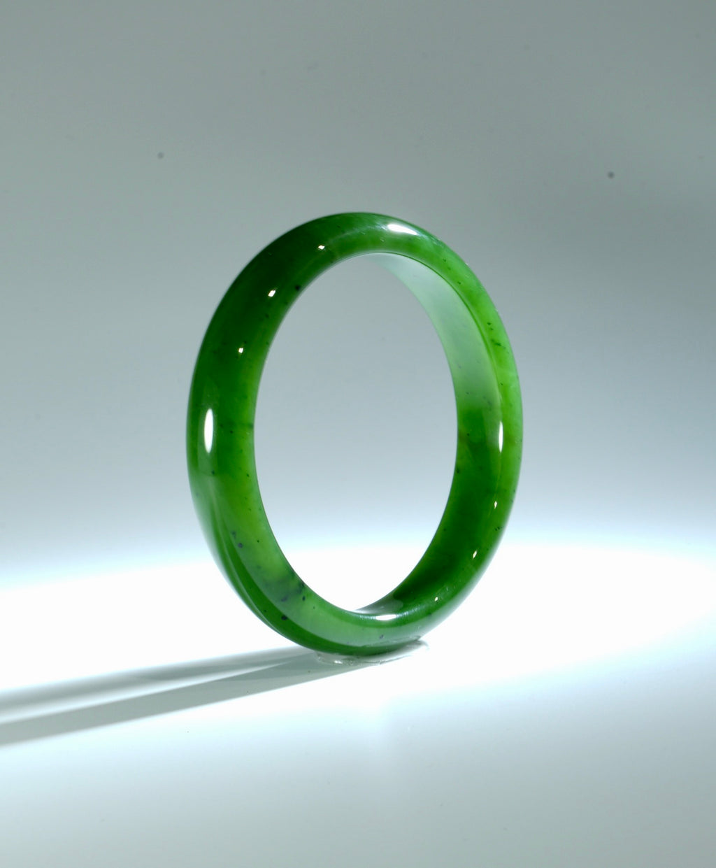 AAA CANADIAN JADE BANGLE 62.5MM #1516