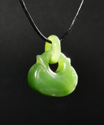 Peace and Longevity Lock Polar Jade Pendant #2100