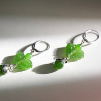 Jade Butterfly Earrings #2524