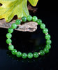 14k 8.5 mm Polar Jade Beaded Bracelet #2573