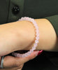 Rose Quartz Crystal Bracelet #824