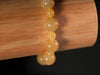 10mm Siberian Light Brown Jade Bracelet #2770