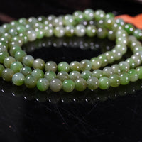 108 Polar Jade Beaded Necklace #2589