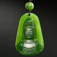 Polar Jade Guanyin Pendant #2777