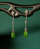 Water-drop Jade Earrings #1073