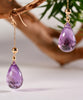 Mermaid's Tear Amethyst Earrings #2659