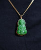 18k Siberian Jade Guanyin Pendant#2033