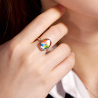 Ammolite Ring #363