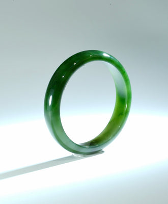 A CANADIAN JADE BANGLE 60MM #1061