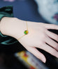 14K Ammolite Bracelet  #2124