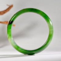 No.7 Old Mind Siberian Jade Bangle 58mm #2637