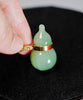 14k Chatoyant Jade Gourd Pendant #2122