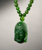 Jade Buddha Head Necklace #2536