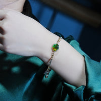 14K Ammolite Bracelet  #2123