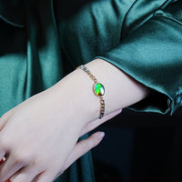 14K Ammolite Bracelet  #2123