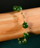 10mm Canadian Jade Starry Bracelet #2431-3