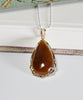 18k Sugar Jade Waterdrop Pendant #2061