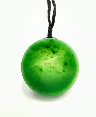 SIMPLE ROUND WORRY STONE PENDANT #1118