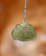 Hetian Jade Ruyi Pendant #1296