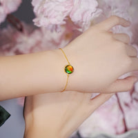 14K Ammolite Bracelet  #2124