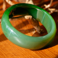 Siberian Jade Bangle 58mm #2594