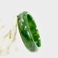 A CANADIAN JADE BANGLE 58MM #1060